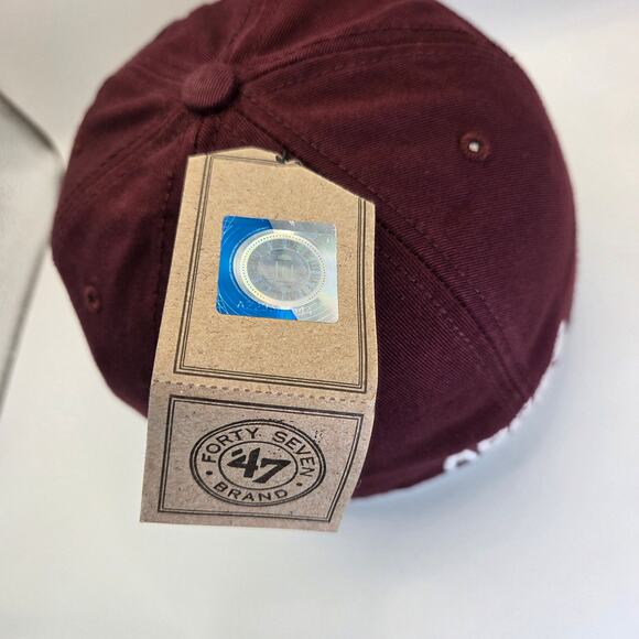 Texas A&M Aggies ’47 Brand Fitted Hat S NWT Maroon Recycled Polyester Cotton - Picture 7 of 12